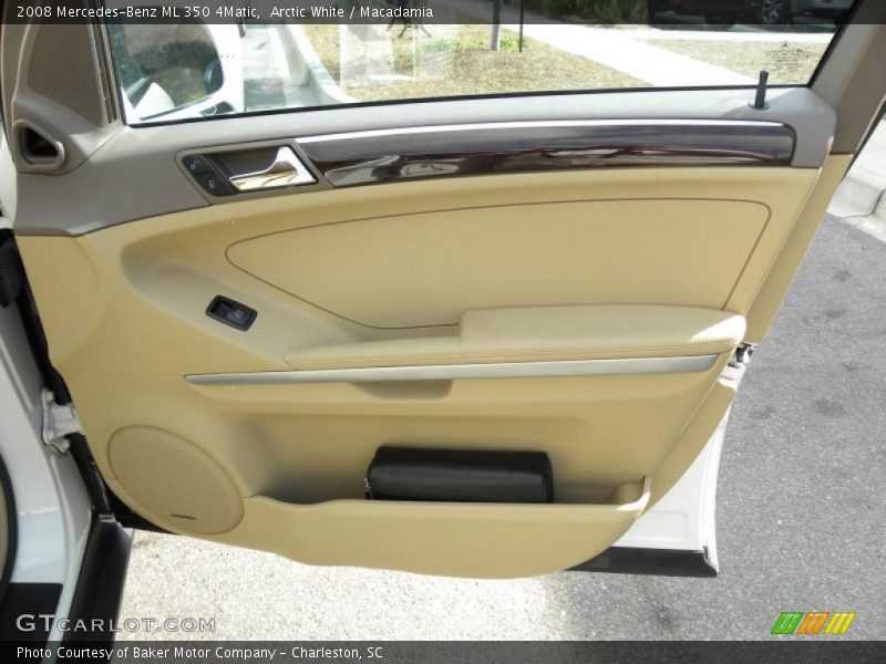Arctic White / Macadamia 2008 Mercedes-Benz ML 350 4Matic