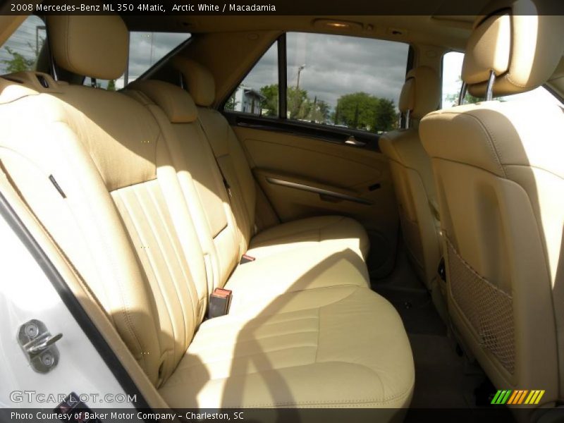 Arctic White / Macadamia 2008 Mercedes-Benz ML 350 4Matic