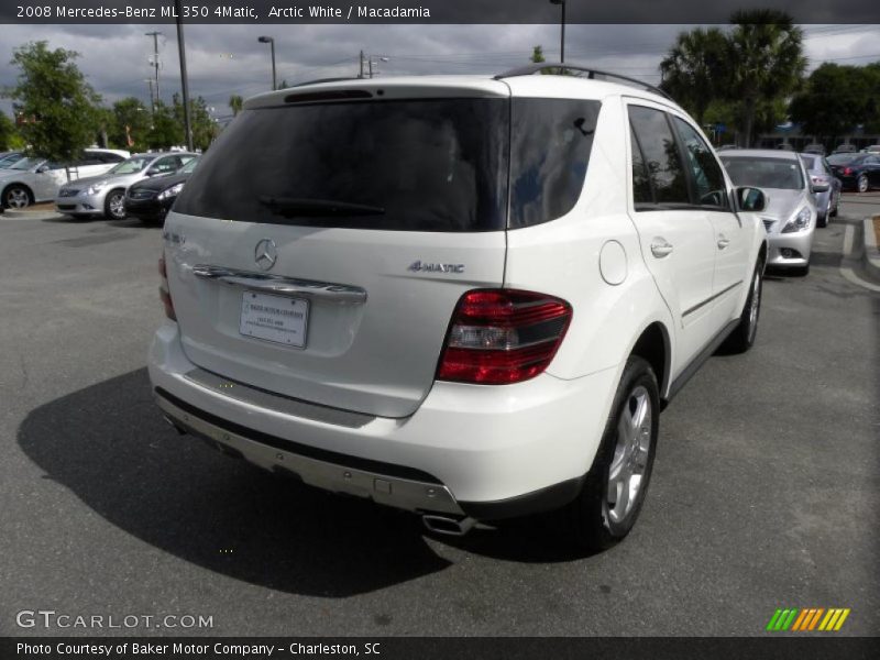 Arctic White / Macadamia 2008 Mercedes-Benz ML 350 4Matic