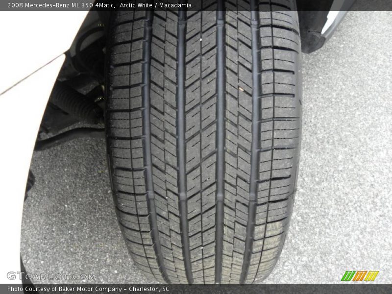 Arctic White / Macadamia 2008 Mercedes-Benz ML 350 4Matic