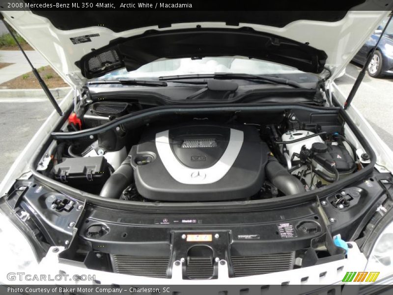 Arctic White / Macadamia 2008 Mercedes-Benz ML 350 4Matic
