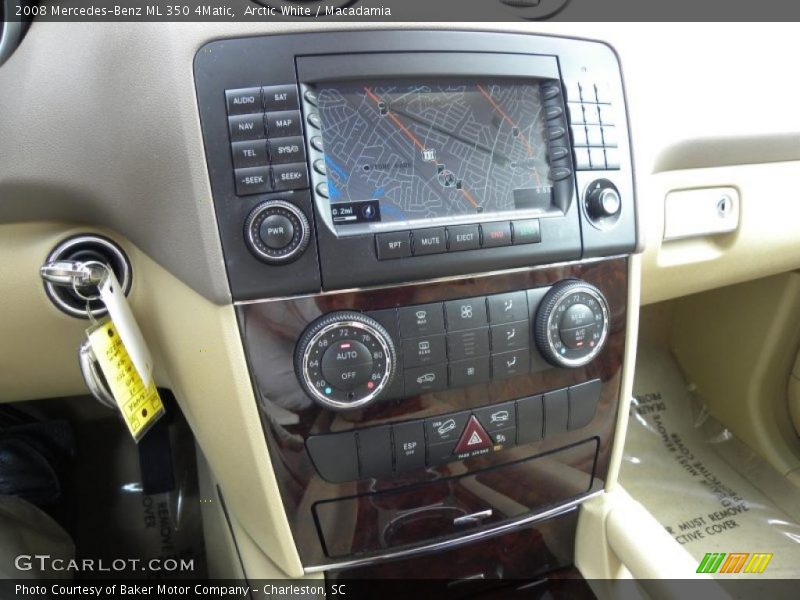 Arctic White / Macadamia 2008 Mercedes-Benz ML 350 4Matic