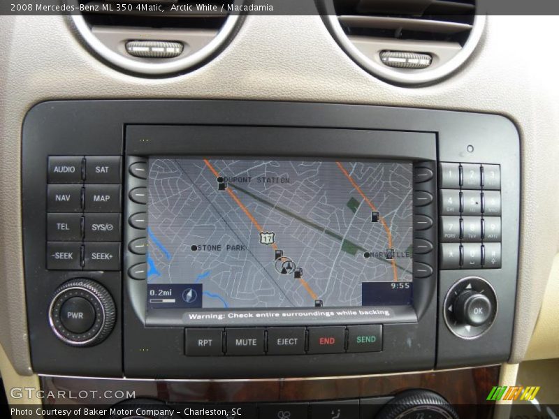 Arctic White / Macadamia 2008 Mercedes-Benz ML 350 4Matic