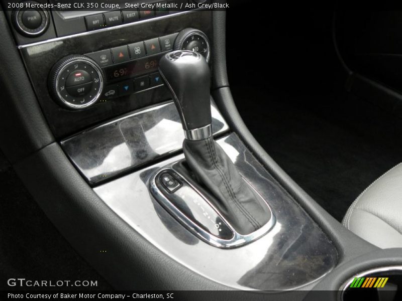 Steel Grey Metallic / Ash Grey/Black 2008 Mercedes-Benz CLK 350 Coupe