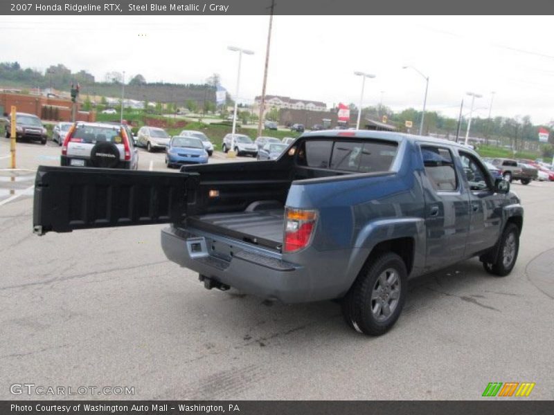 Steel Blue Metallic / Gray 2007 Honda Ridgeline RTX