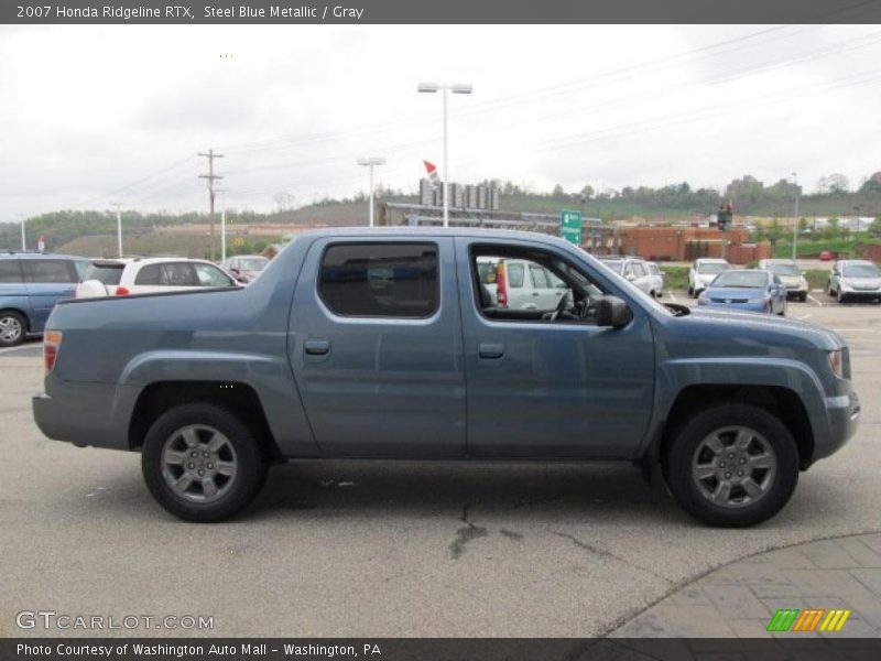 Steel Blue Metallic / Gray 2007 Honda Ridgeline RTX