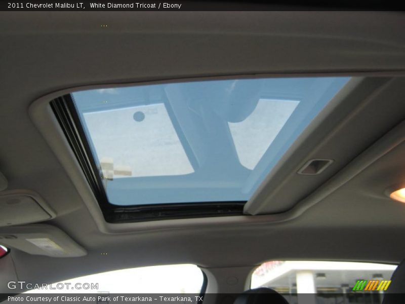 White Diamond Tricoat / Ebony 2011 Chevrolet Malibu LT