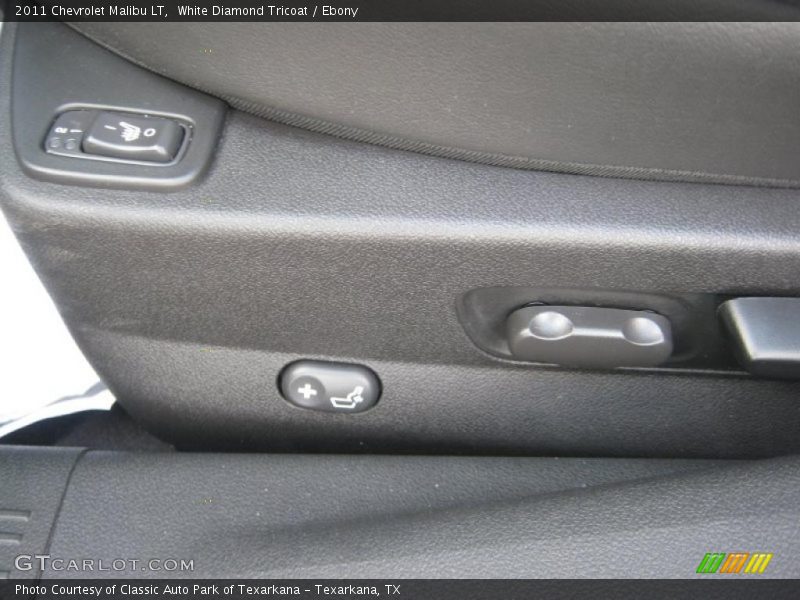 White Diamond Tricoat / Ebony 2011 Chevrolet Malibu LT