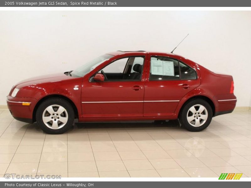 Spice Red Metallic / Black 2005 Volkswagen Jetta GLS Sedan