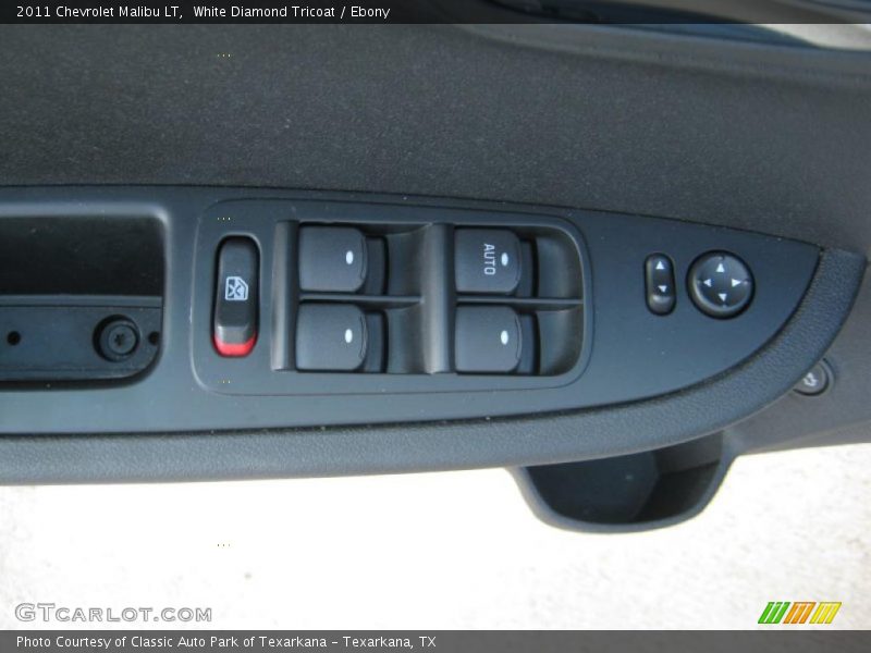 White Diamond Tricoat / Ebony 2011 Chevrolet Malibu LT