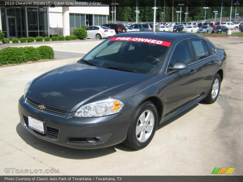 Cyber Gray Metallic / Gray 2010 Chevrolet Impala LT