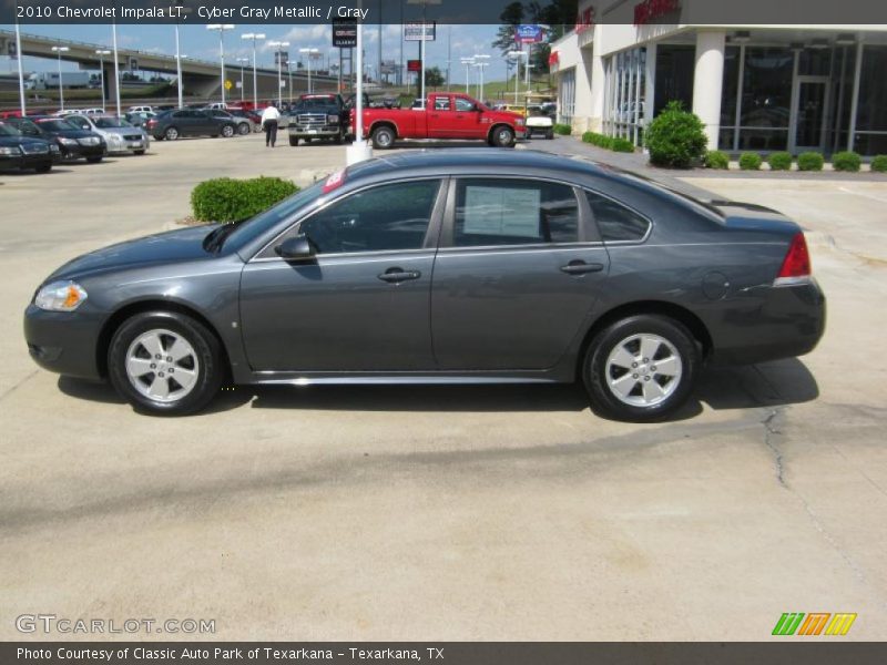 Cyber Gray Metallic / Gray 2010 Chevrolet Impala LT
