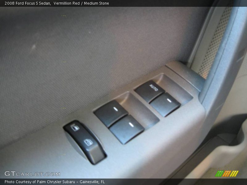 Vermillion Red / Medium Stone 2008 Ford Focus S Sedan