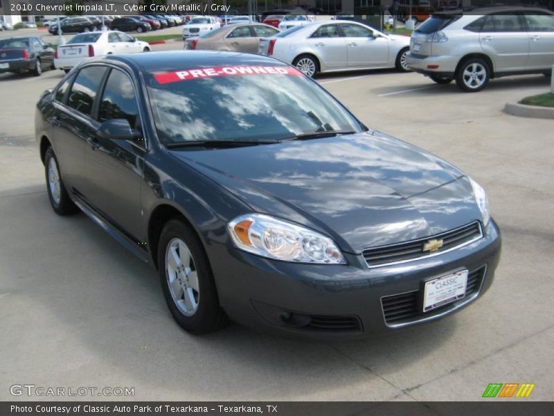 Cyber Gray Metallic / Gray 2010 Chevrolet Impala LT