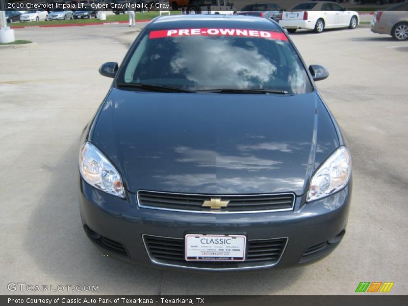 Cyber Gray Metallic / Gray 2010 Chevrolet Impala LT