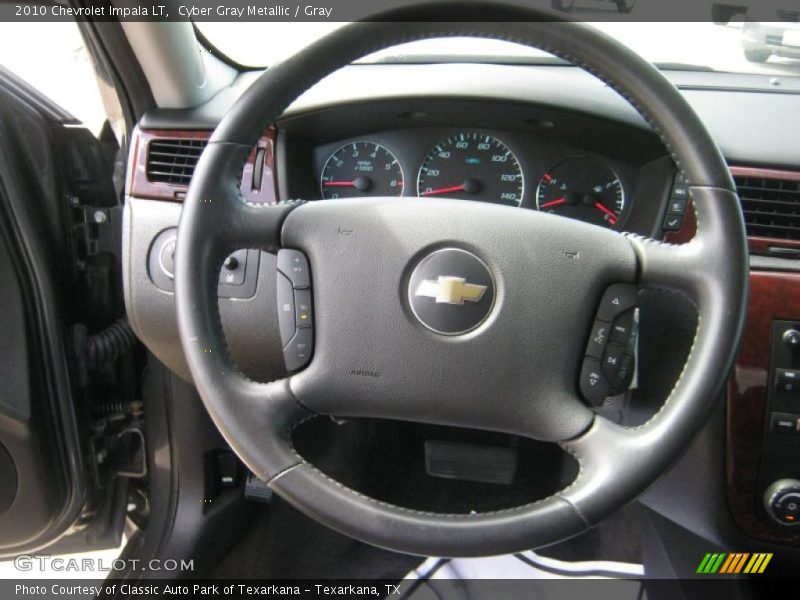Cyber Gray Metallic / Gray 2010 Chevrolet Impala LT