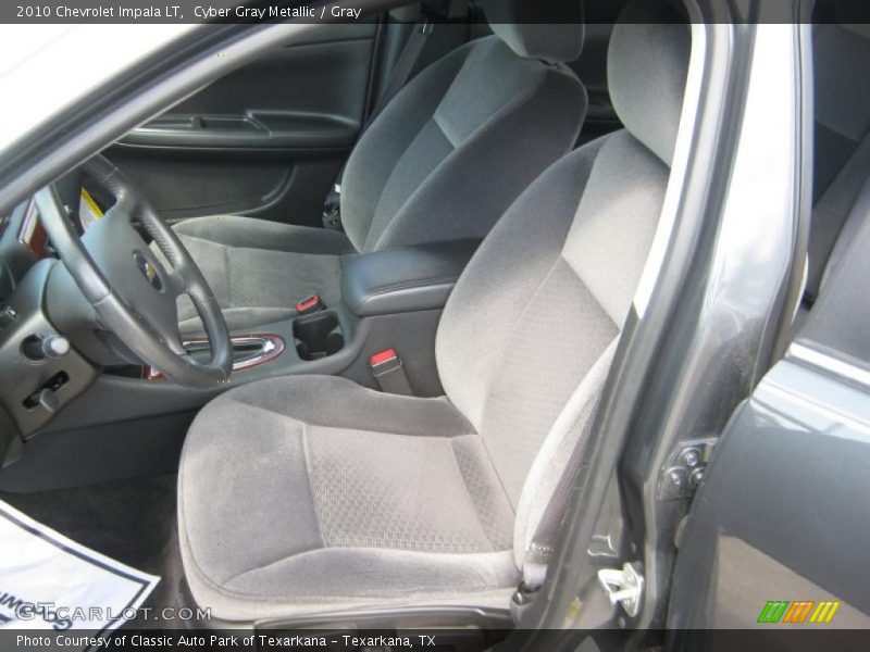 Cyber Gray Metallic / Gray 2010 Chevrolet Impala LT