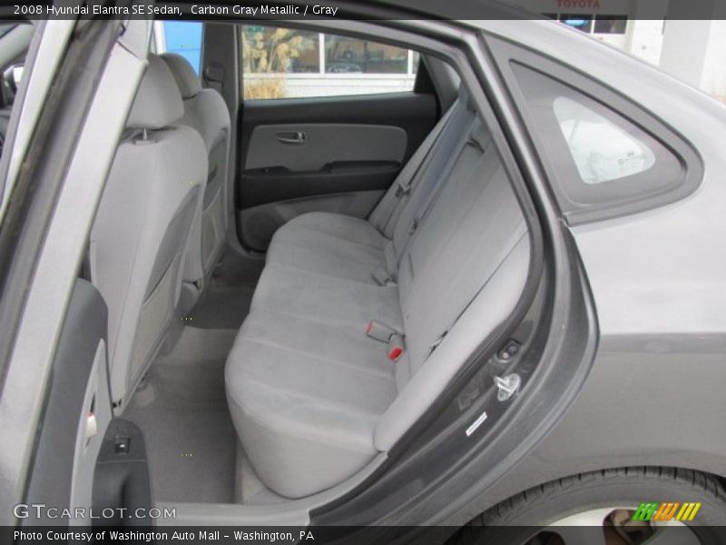 Carbon Gray Metallic / Gray 2008 Hyundai Elantra SE Sedan