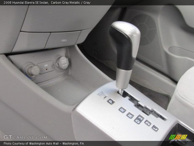 Carbon Gray Metallic / Gray 2008 Hyundai Elantra SE Sedan