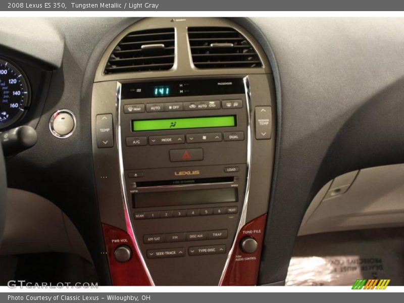 Tungsten Metallic / Light Gray 2008 Lexus ES 350