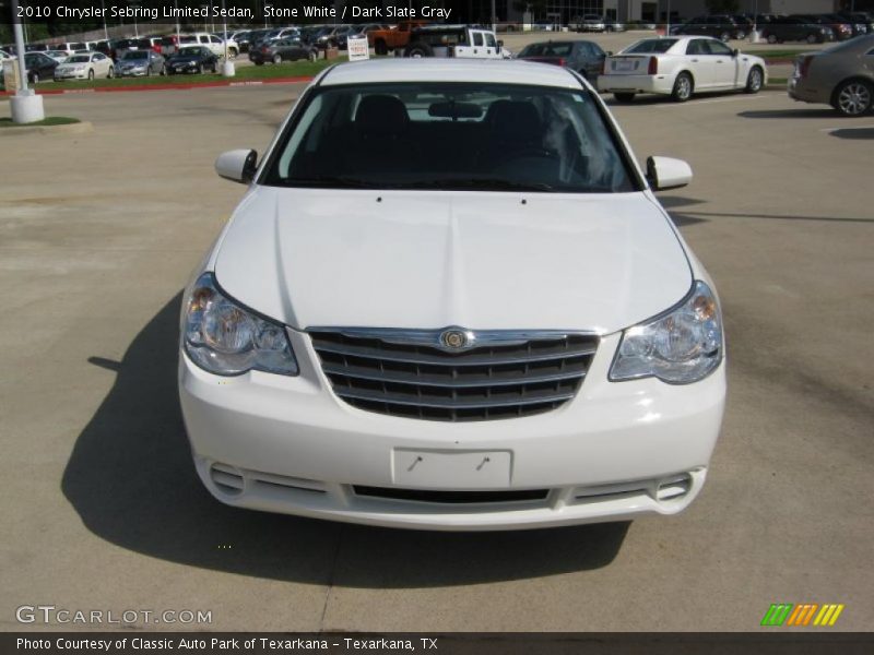 Stone White / Dark Slate Gray 2010 Chrysler Sebring Limited Sedan