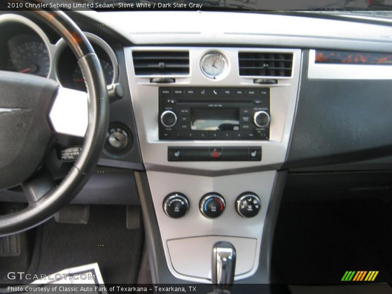 Stone White / Dark Slate Gray 2010 Chrysler Sebring Limited Sedan