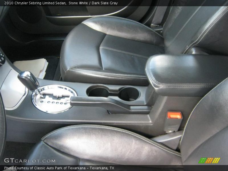 Stone White / Dark Slate Gray 2010 Chrysler Sebring Limited Sedan