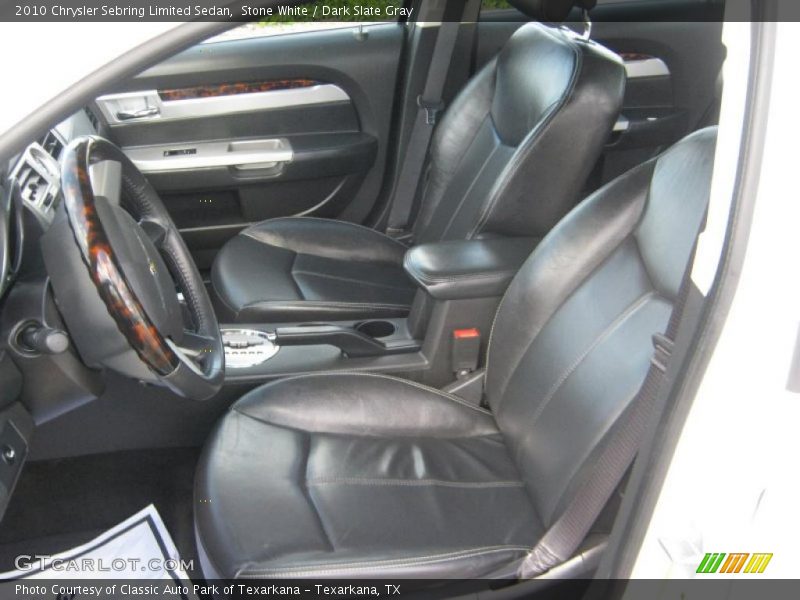 Stone White / Dark Slate Gray 2010 Chrysler Sebring Limited Sedan