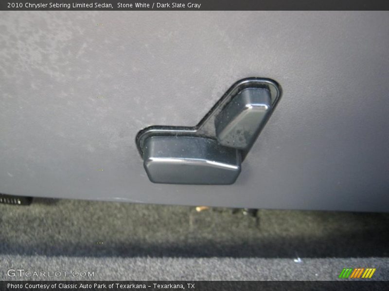 Stone White / Dark Slate Gray 2010 Chrysler Sebring Limited Sedan