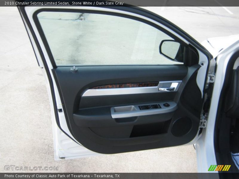 Stone White / Dark Slate Gray 2010 Chrysler Sebring Limited Sedan