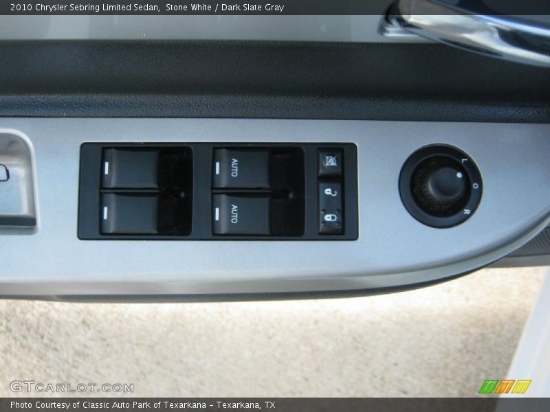 Stone White / Dark Slate Gray 2010 Chrysler Sebring Limited Sedan