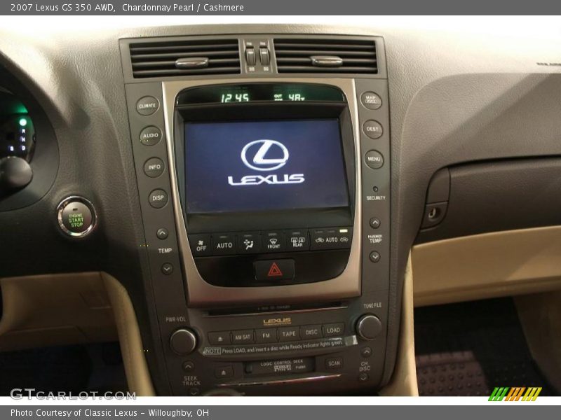 Chardonnay Pearl / Cashmere 2007 Lexus GS 350 AWD