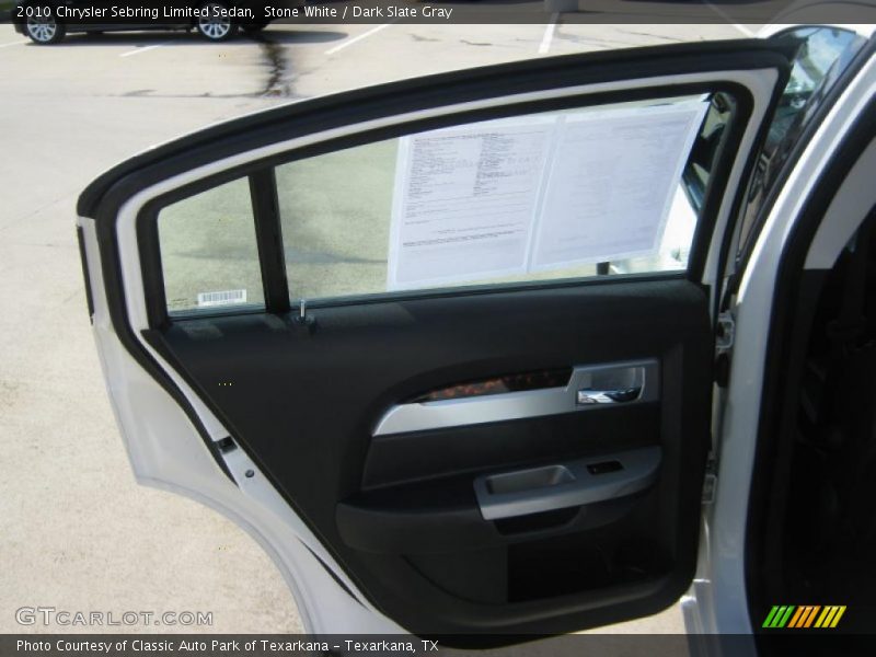 Stone White / Dark Slate Gray 2010 Chrysler Sebring Limited Sedan