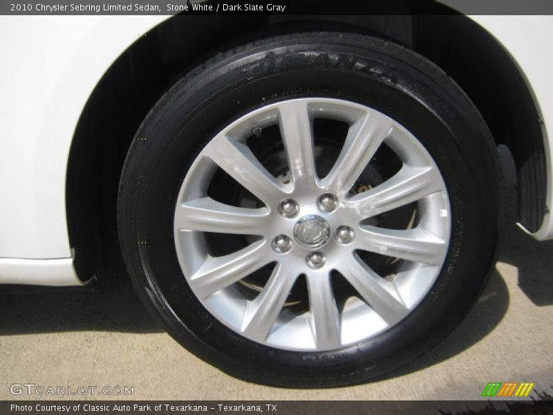Stone White / Dark Slate Gray 2010 Chrysler Sebring Limited Sedan