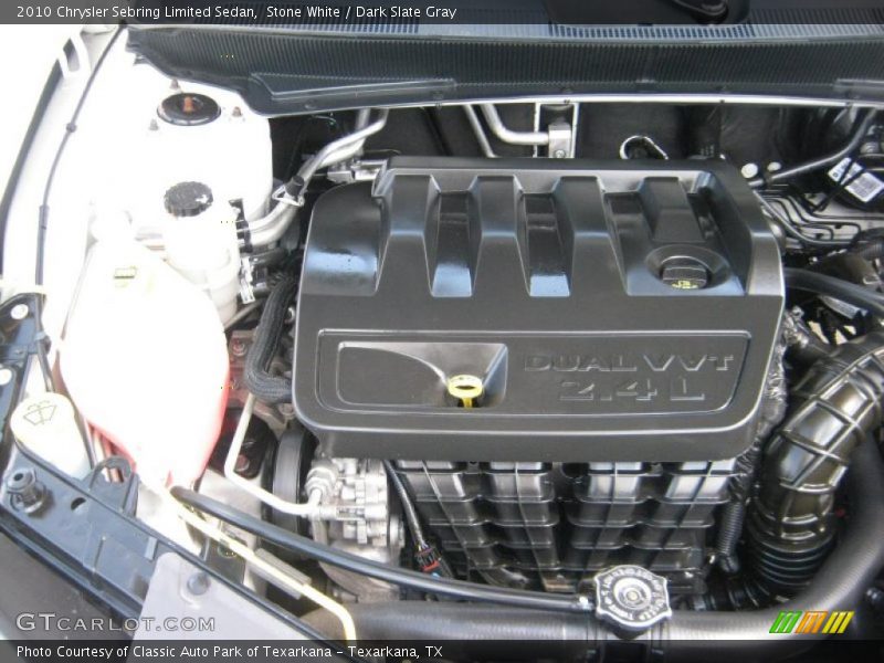 Stone White / Dark Slate Gray 2010 Chrysler Sebring Limited Sedan