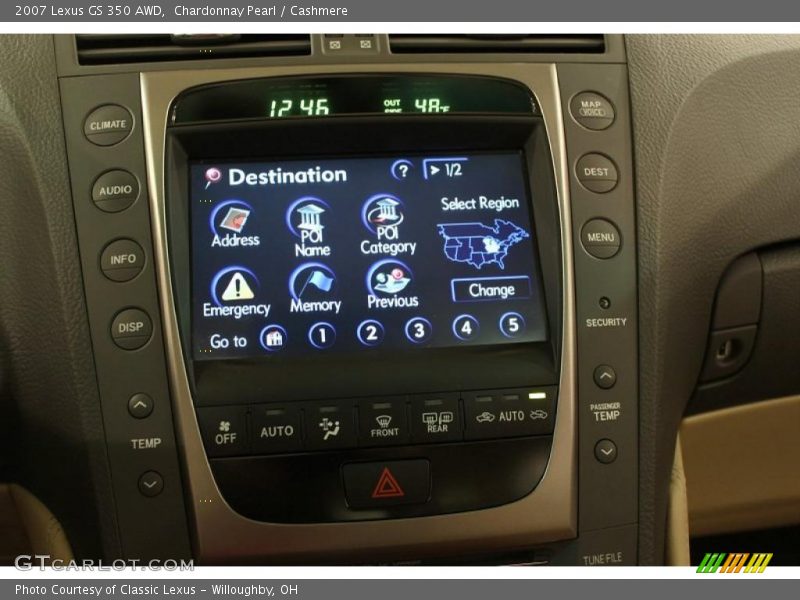 Chardonnay Pearl / Cashmere 2007 Lexus GS 350 AWD