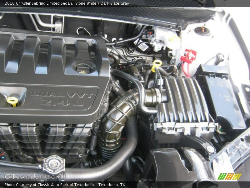 Stone White / Dark Slate Gray 2010 Chrysler Sebring Limited Sedan