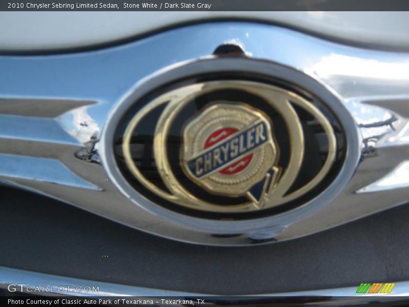 Stone White / Dark Slate Gray 2010 Chrysler Sebring Limited Sedan