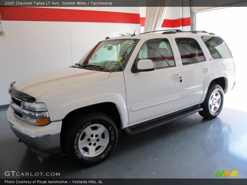 Summit White / Tan/Neutral 2005 Chevrolet Tahoe LT 4x4