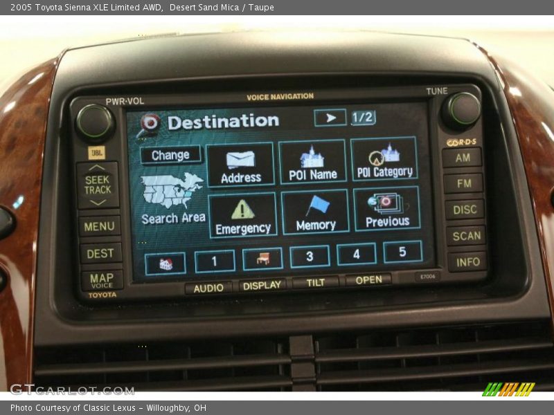 Desert Sand Mica / Taupe 2005 Toyota Sienna XLE Limited AWD