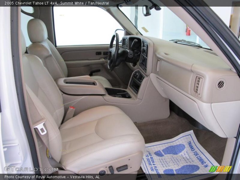 Summit White / Tan/Neutral 2005 Chevrolet Tahoe LT 4x4