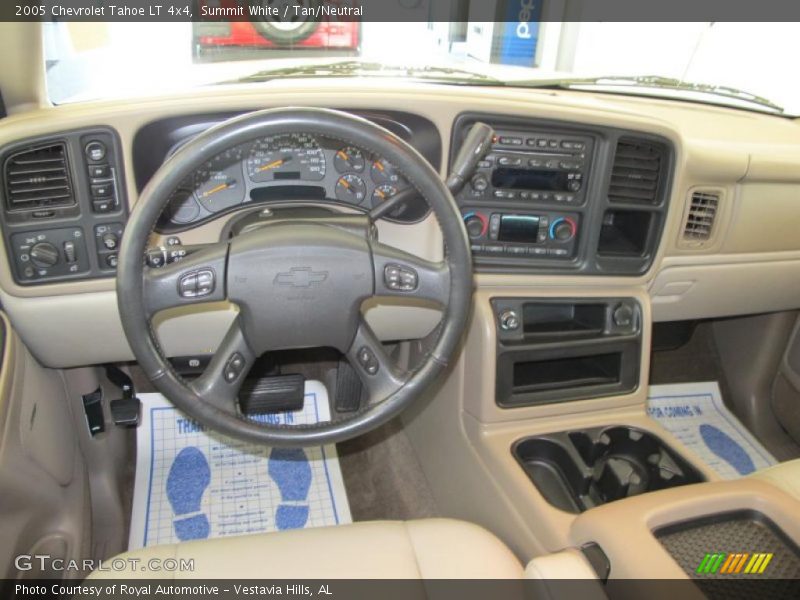 Summit White / Tan/Neutral 2005 Chevrolet Tahoe LT 4x4