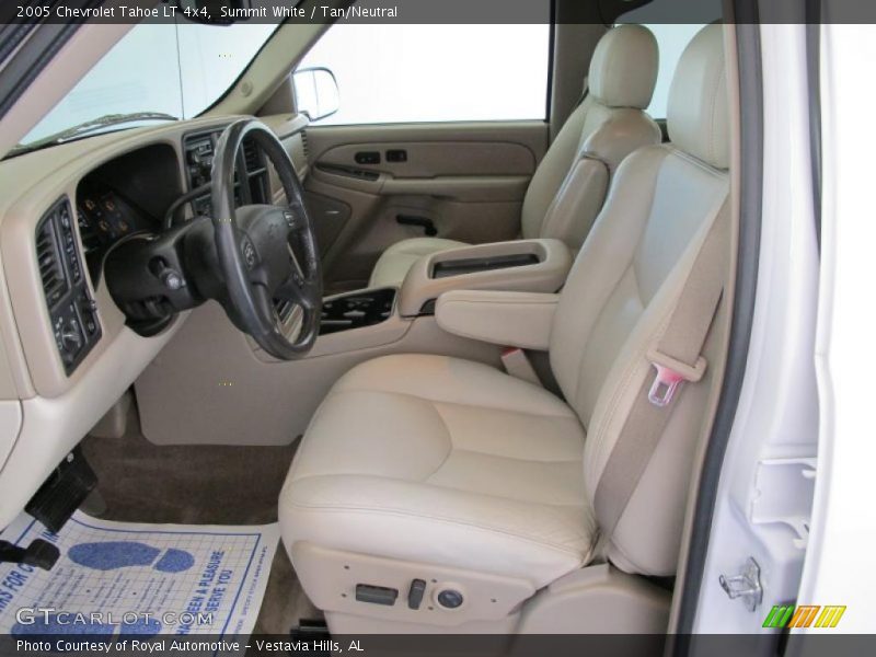 Summit White / Tan/Neutral 2005 Chevrolet Tahoe LT 4x4