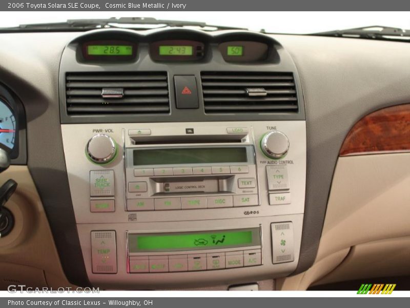 Controls of 2006 Solara SLE Coupe