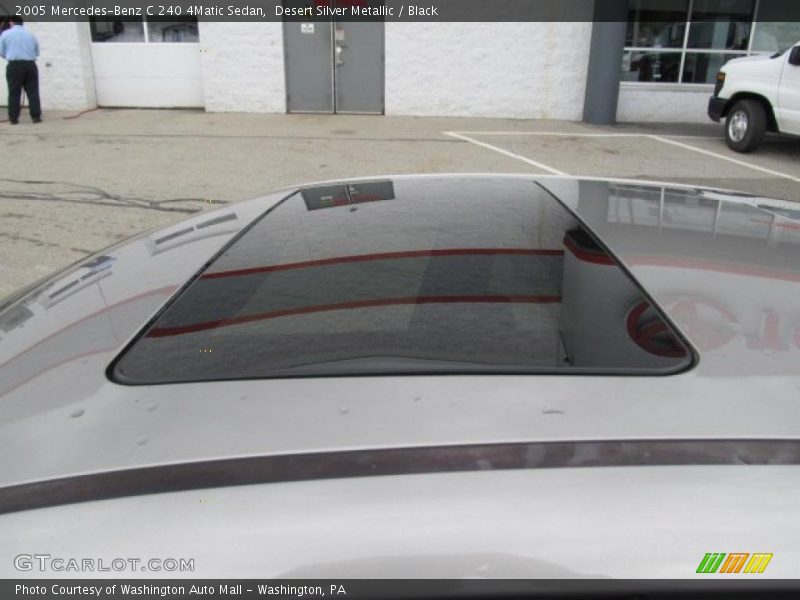 Desert Silver Metallic / Black 2005 Mercedes-Benz C 240 4Matic Sedan