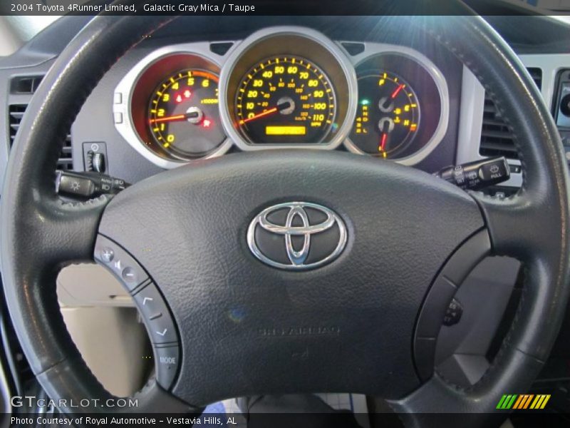Galactic Gray Mica / Taupe 2004 Toyota 4Runner Limited
