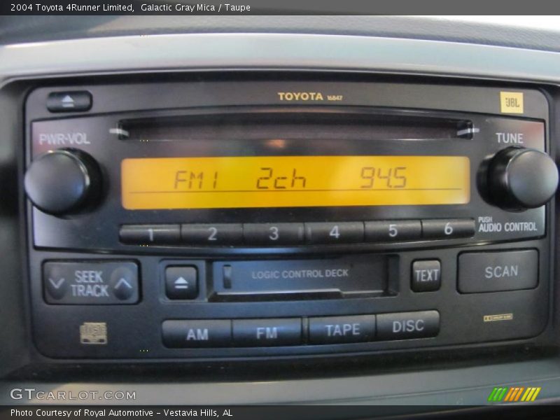 Galactic Gray Mica / Taupe 2004 Toyota 4Runner Limited