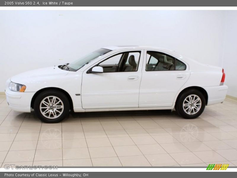 Ice White / Taupe 2005 Volvo S60 2.4