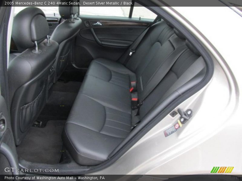 Desert Silver Metallic / Black 2005 Mercedes-Benz C 240 4Matic Sedan