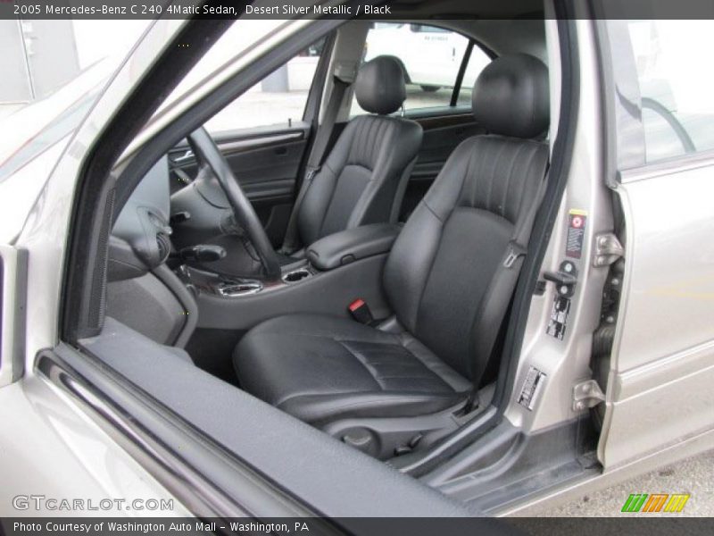 Desert Silver Metallic / Black 2005 Mercedes-Benz C 240 4Matic Sedan